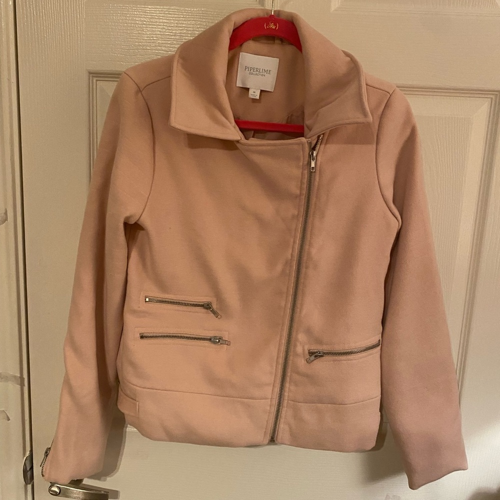 Piperlime wool moto jacket.